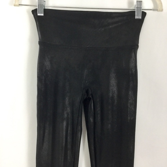 Spanx Faux Leather Leggings Black Size S - Picture 3 of 11
